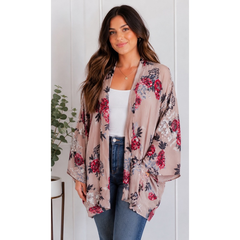 Wet Seal Floral Kimono